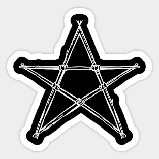 Gothic Star Sticker
